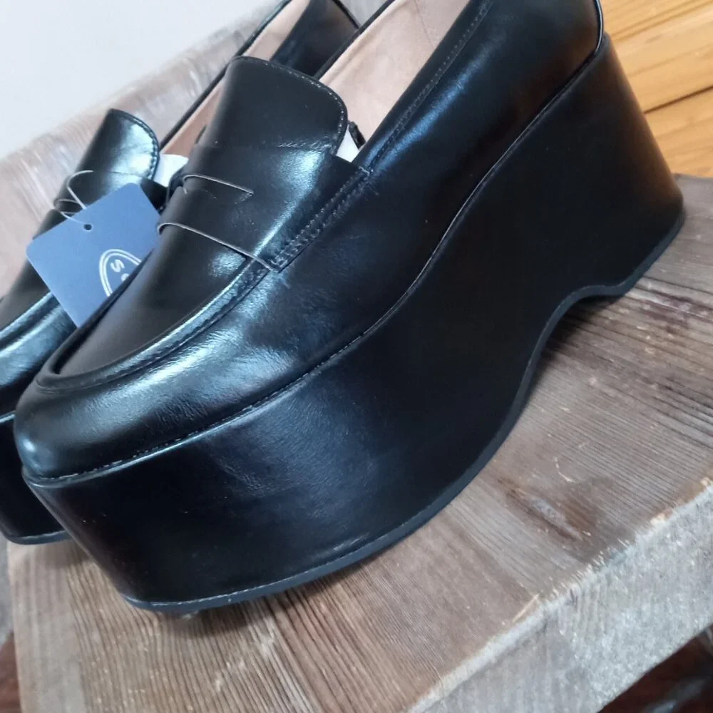 Scoop NYC Women’s Size 9 Platform Penny Loafers NEW! - Picture 2 of 15